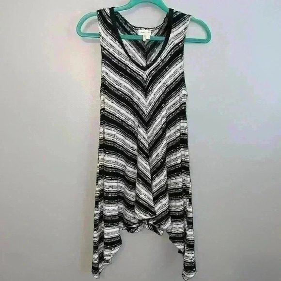 EUC Anthropologie Meadow Rue Sian Trapeze Knit Sleeveless Top Size Small - Picture 2 of 6